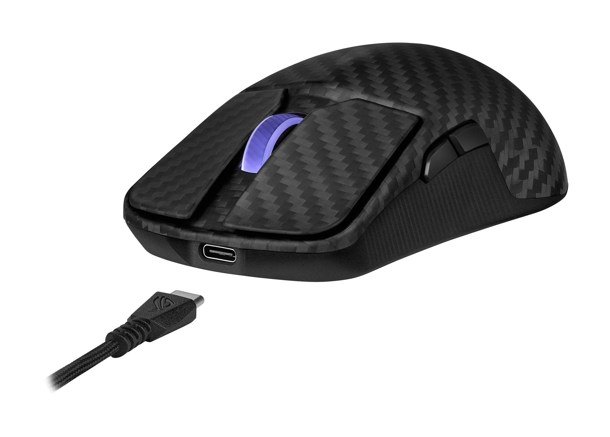 ASUS ROG Harpe Ace Extreme Maus Gaming Rechts RF Wireless + Bluetooth + USB Type-A Optisch 42000 DPI – Bild 6