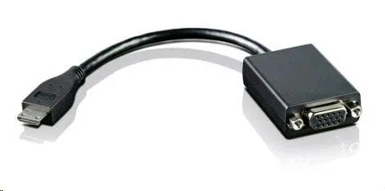Lenovo 4Z50F45414 Videokabel-Adapter 0,2 m Mini-HDMI VGA (D-Sub) Schwarz – Bild 1
