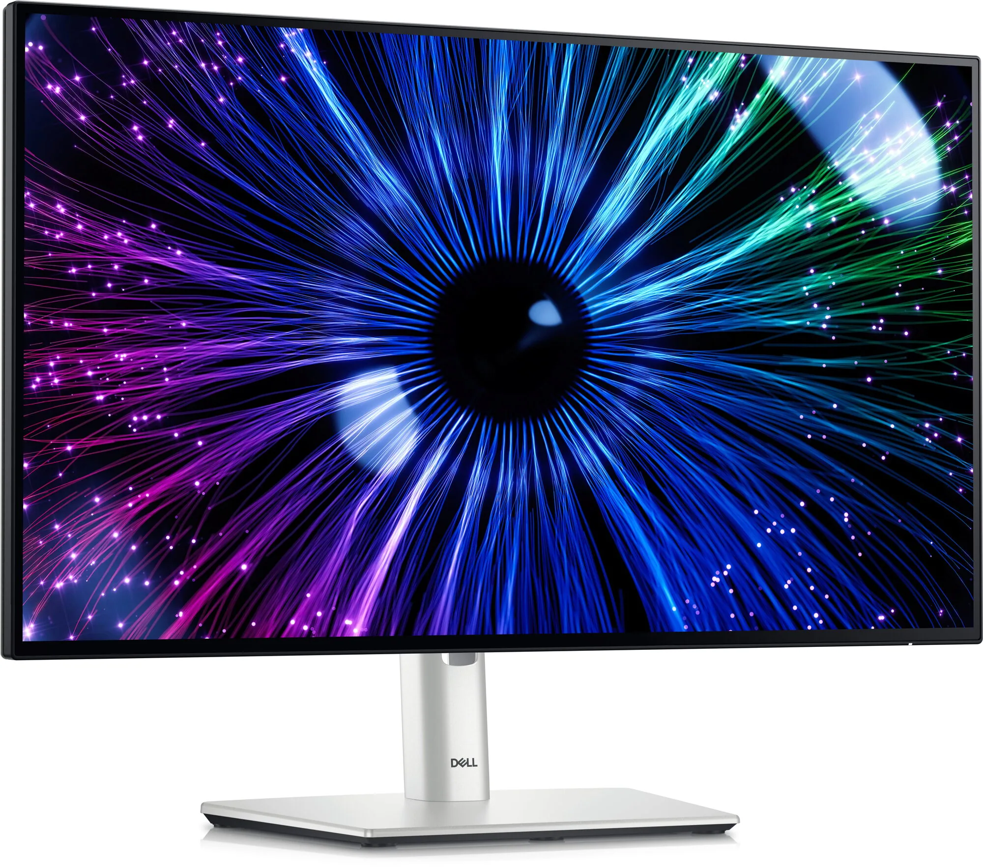 DELL UltraSharp U2424HE Computerbildschirm 60,5 cm (23.8") 1920 x 1080 Pixel Full HD LCD Schwarz, Silber – Bild 1