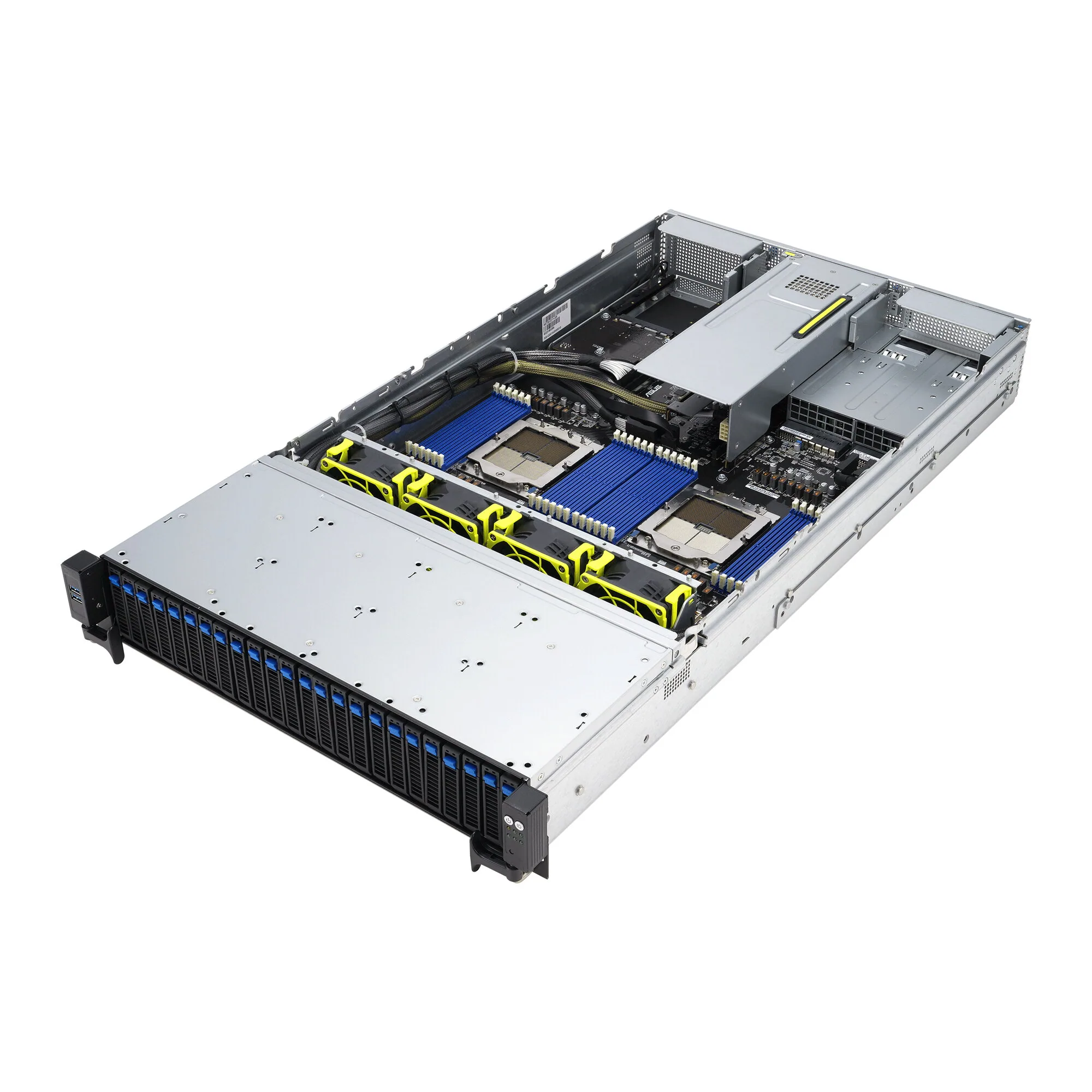 ASUS RS720A-E12-RS24 Socket SP5 Rack (2U) Grau – Bild 4