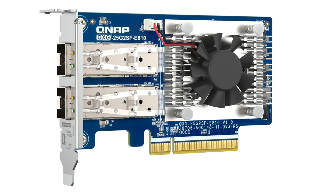 QNAP QXG-25G2SF-E810 Netzwerkkarte Eingebaut Faser 25000 Mbit/s – Bild 5