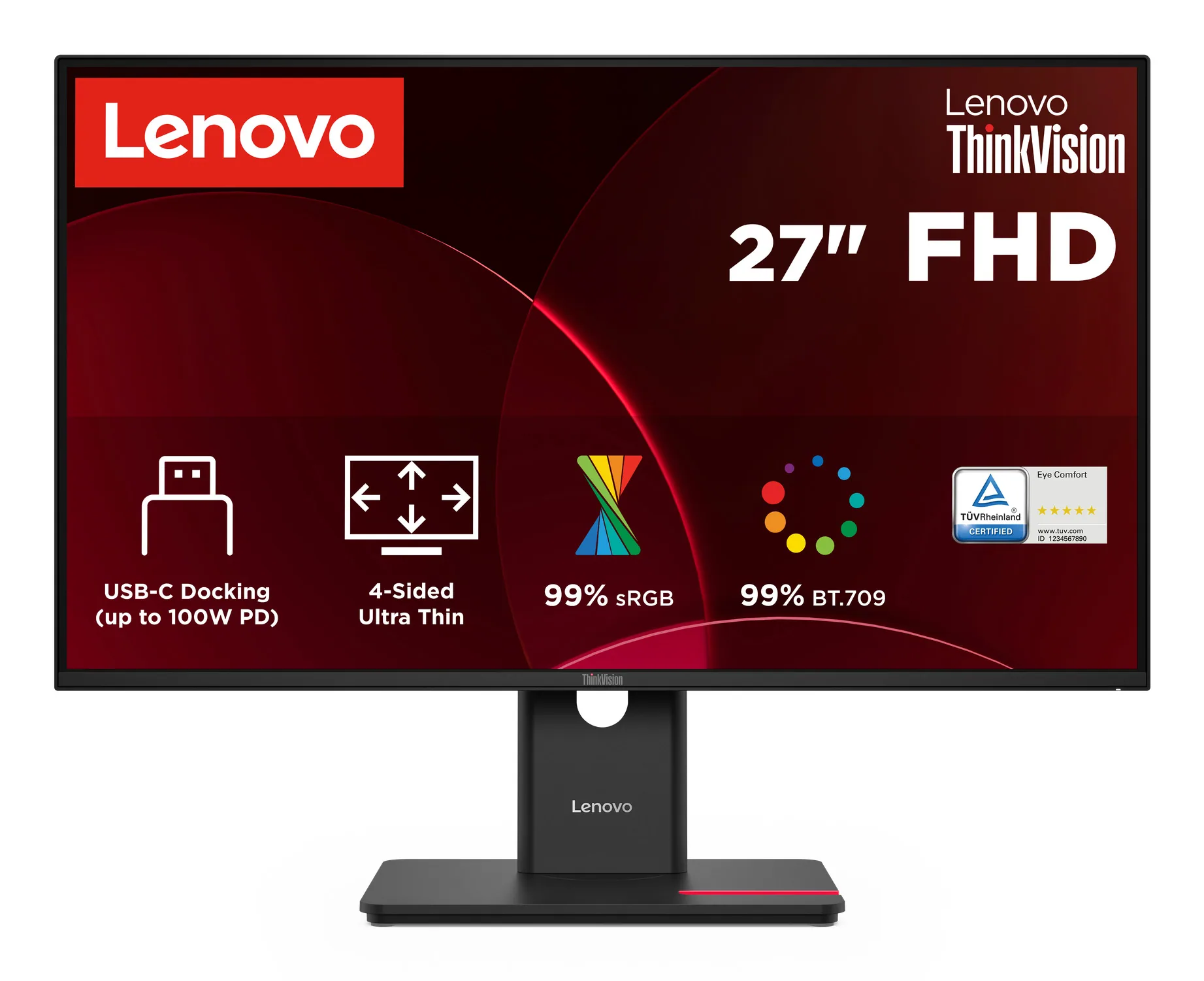 Lenovo ThinkVision T27D-40 Monitor – Bild 2