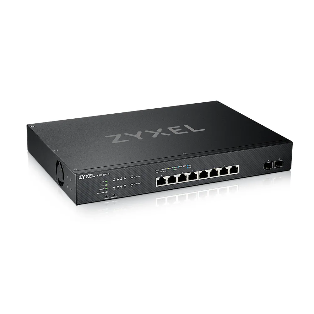 Zyxel XS1930-10-ZZ0101F Netzwerk-Switch Managed L3 10G Ethernet (100/1000/10000) Schwarz – Bild 1