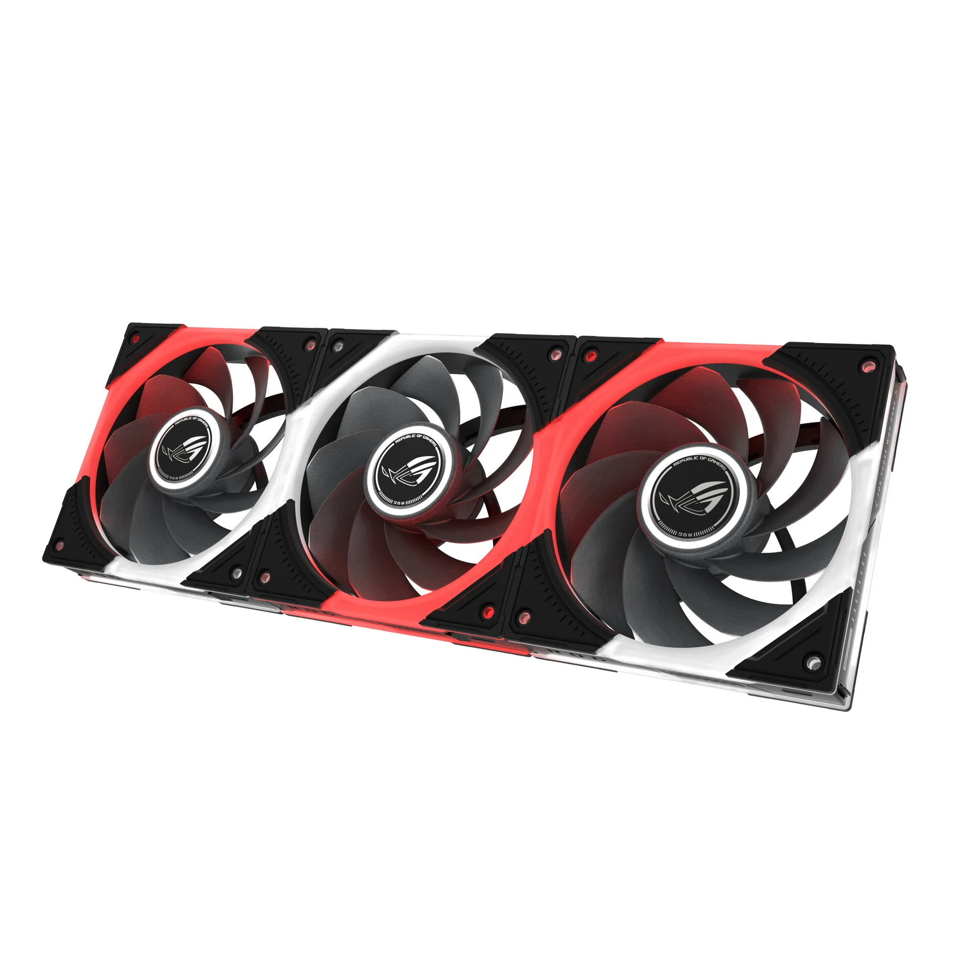ASUS ROG Eurux GR120 ARGB Reverse Fan - Triple Pack Computergehäuse Ventilator 12 cm Schwarz, Weiß 3 Stück(e) – Bild 3