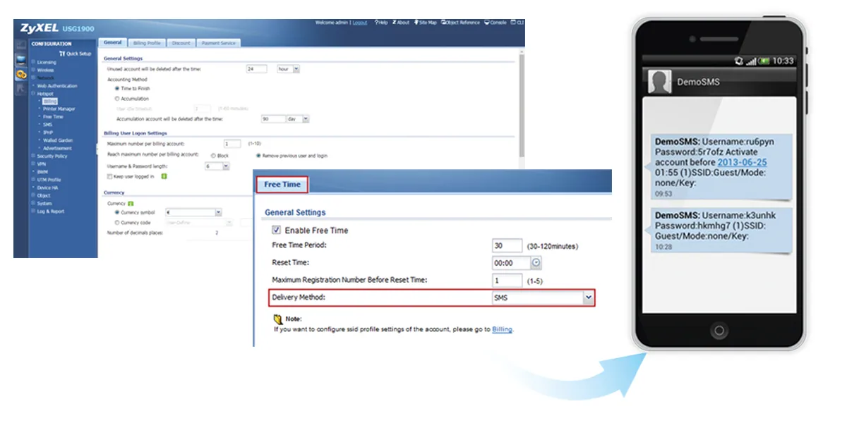 Zyxel Hotspot Management – Bild 1