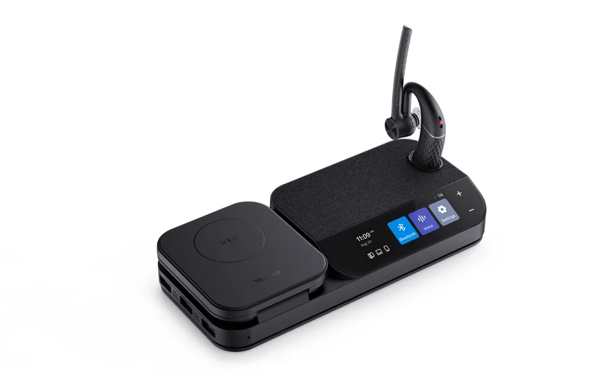 Yealink BH71-WORKSTATION Kopfhörer & Headset Kabellos im Ohr Büro/Callcenter Bluetooth Ladestation Schwarz – Bild 1
