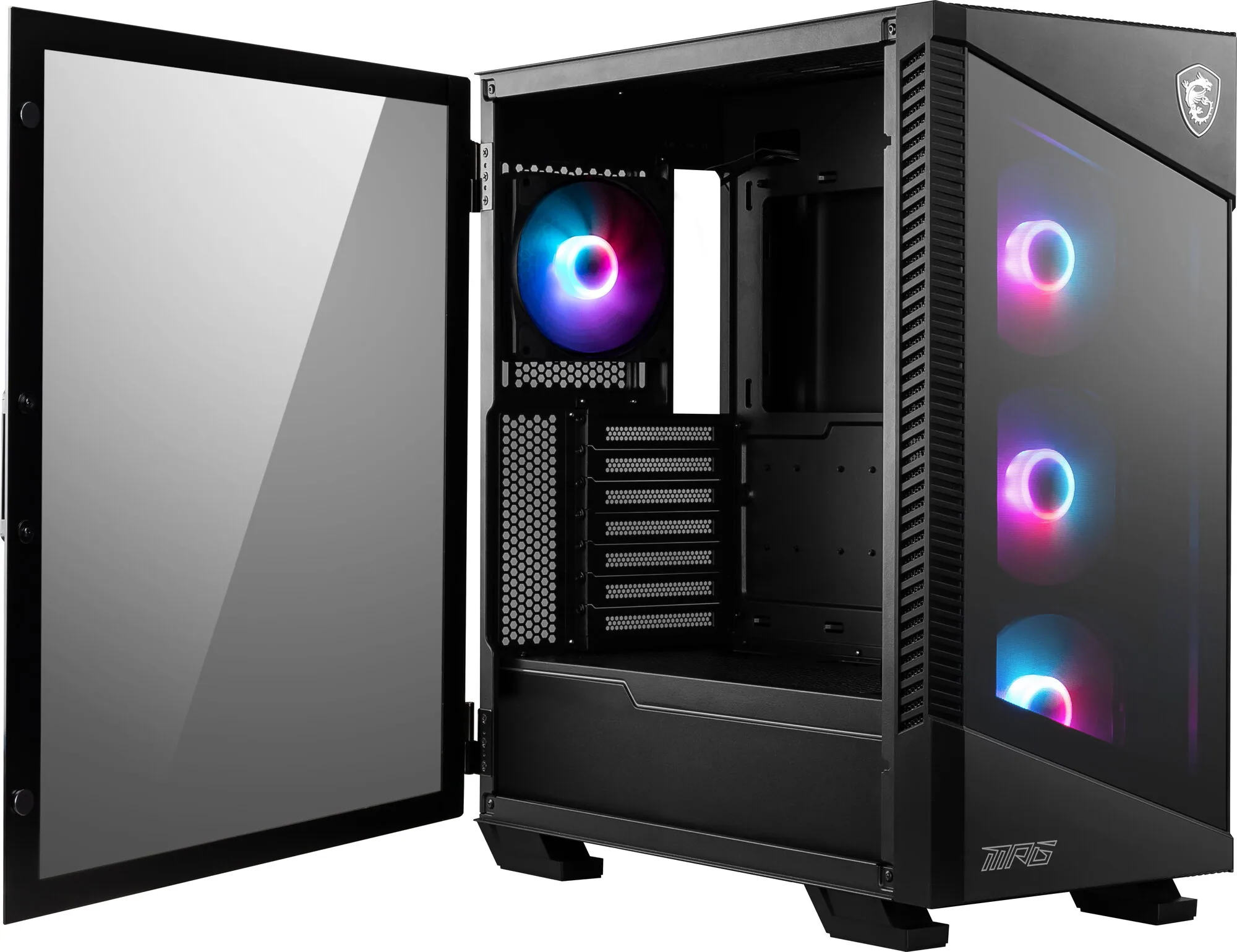 MSI MPG Velox 100R Midi Tower Schwarz – Bild 4