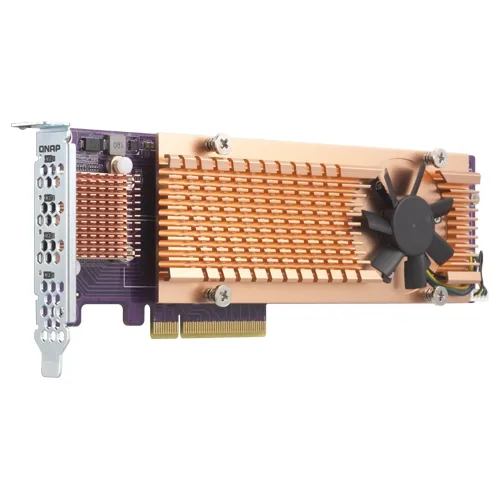 QNAP QM2-4P-384 Schnittstellenkarte/Adapter Eingebaut PCIe – Bild 1
