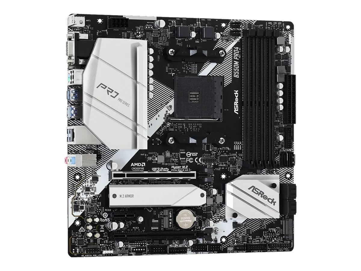ASRock B550M Pro4                AM4 mATX VGA/HDMI      DDR4 retail