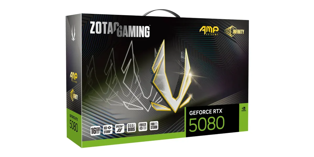 Zotac RTX 5080 AMP Extreme Infinity 16 GB GDDR7 HDMI 3xDP