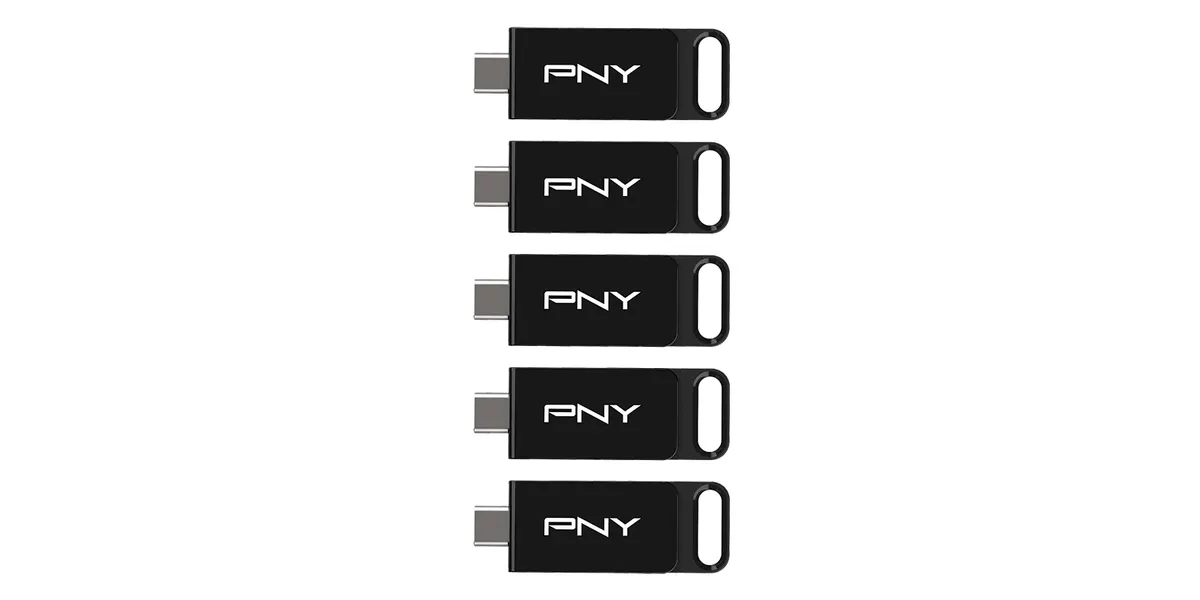 PNY USB-Stick 64 GB Elite USB 3.2 TYPE-C 5-Pack