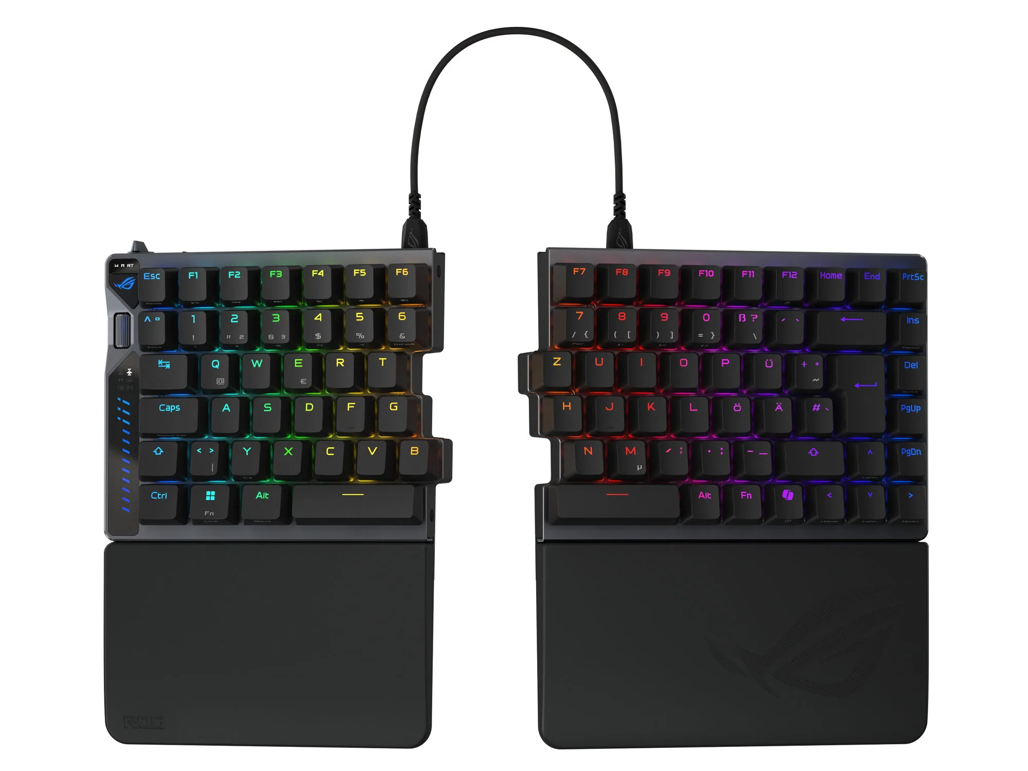 ASUS ROG Falcata Tastatur Gaming USB + RF Wireless + Bluetooth QWERTZ Deutsch Schwarz – Bild 4