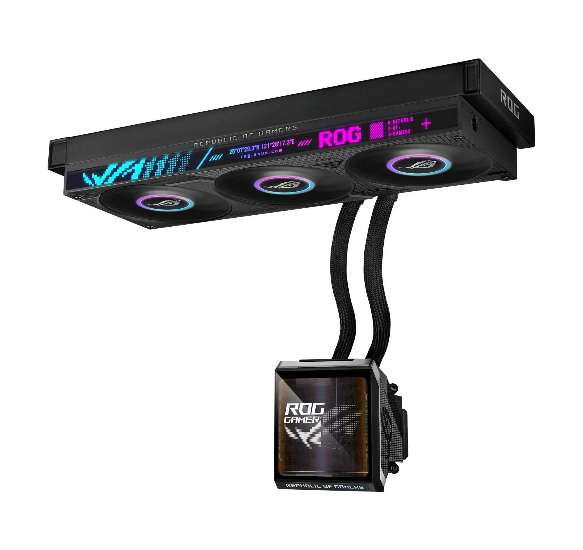 ASUS ROG Strix SLC IV 360 ARGB LCD Prozessor All-in-One-Flüssigkeitskühler 12 cm Schwarz 1 Stück(e) – Bild 4