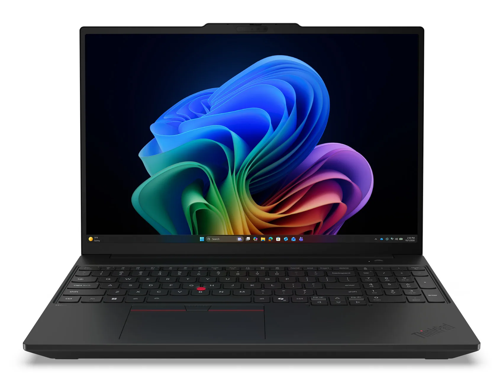 Lenovo ThinkPad T16 Gen 5 (Intel) Copilot+ PC Intel Core Ultra 5 325 Laptop 40,6 cm (16") Touchscreen WUXGA 16 GB LPDDR5x-SDRAM 512 GB SSD Wi-Fi 7 (802.11be) Windows 11 Pro Schwarz Deutsch – Bild 1