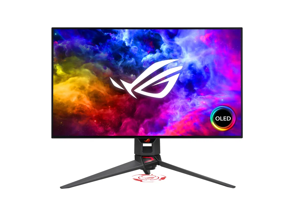 ASUS ROG Swift OLED PG27AQDM Computerbildschirm 67,3 cm (26.5") 2560 x 1440 Pixel Wide Quad HD Schwarz – Bild 1