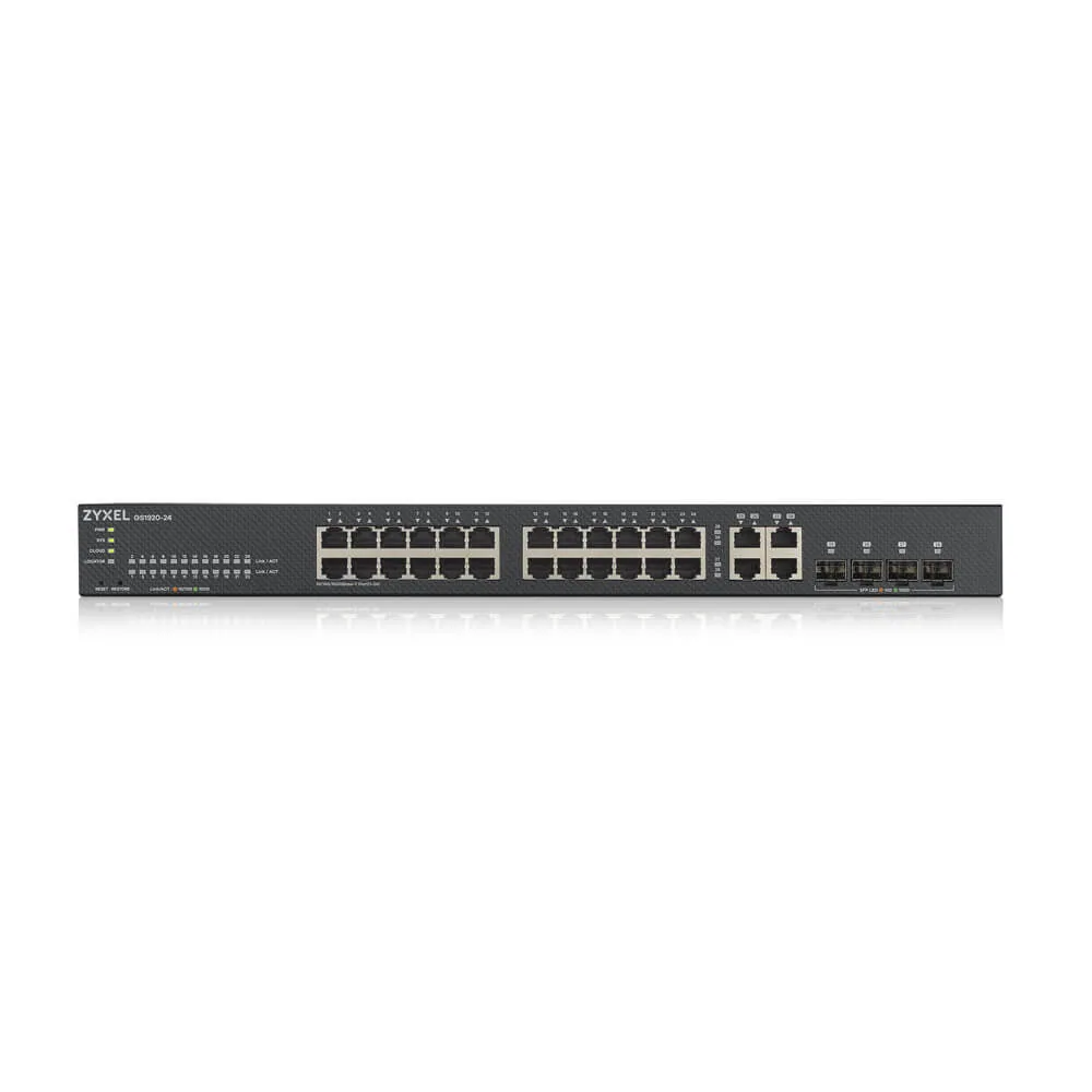 Zyxel GS1920-24V2 Managed Gigabit Ethernet (10/100/1000) Schwarz – Bild 2