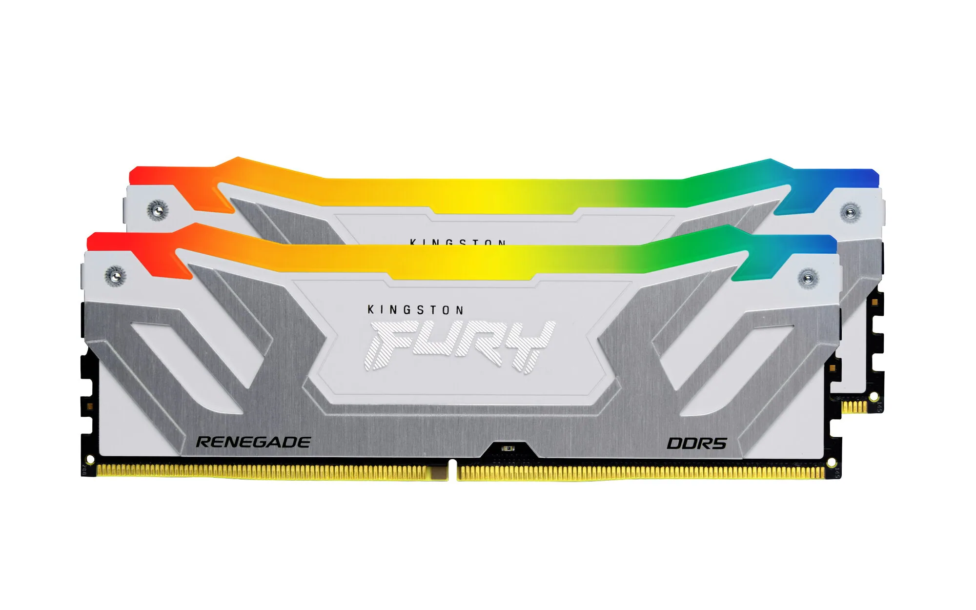 Kingston Technology FURY 48GB 8800MT/s DDR5 CL42 CUDIMM (2er-Kits) Renegade RGB Weiß – Bild 1