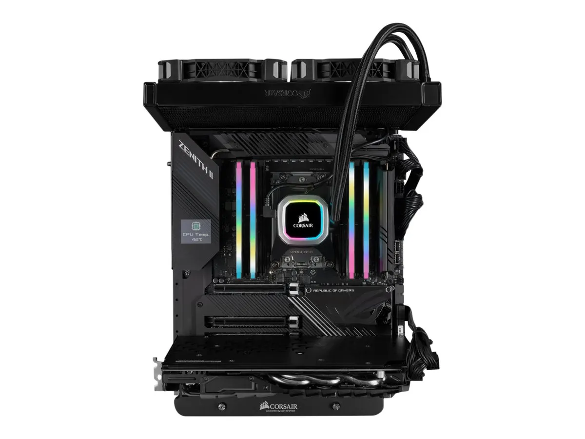 Corsair Vengeance RGB DDR4-3200 CL16 32 GB Kit (4x 8 GB) (CMH32GX4M4E3200C16)