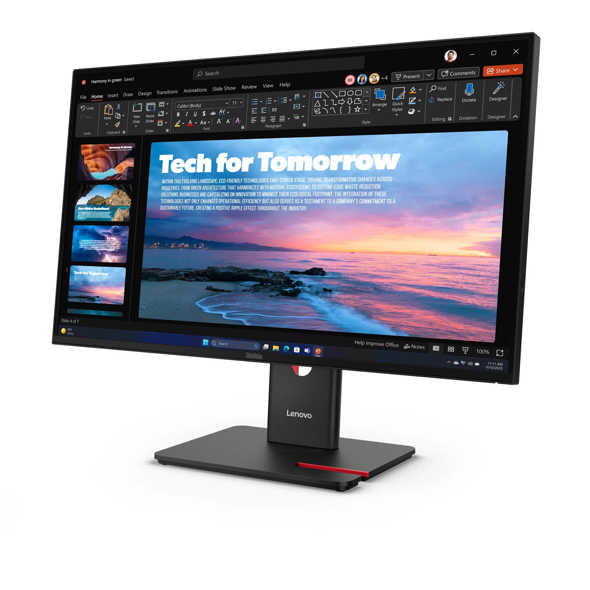 Lenovo ThinkVision T27QD-40 Monitor – Bild 3