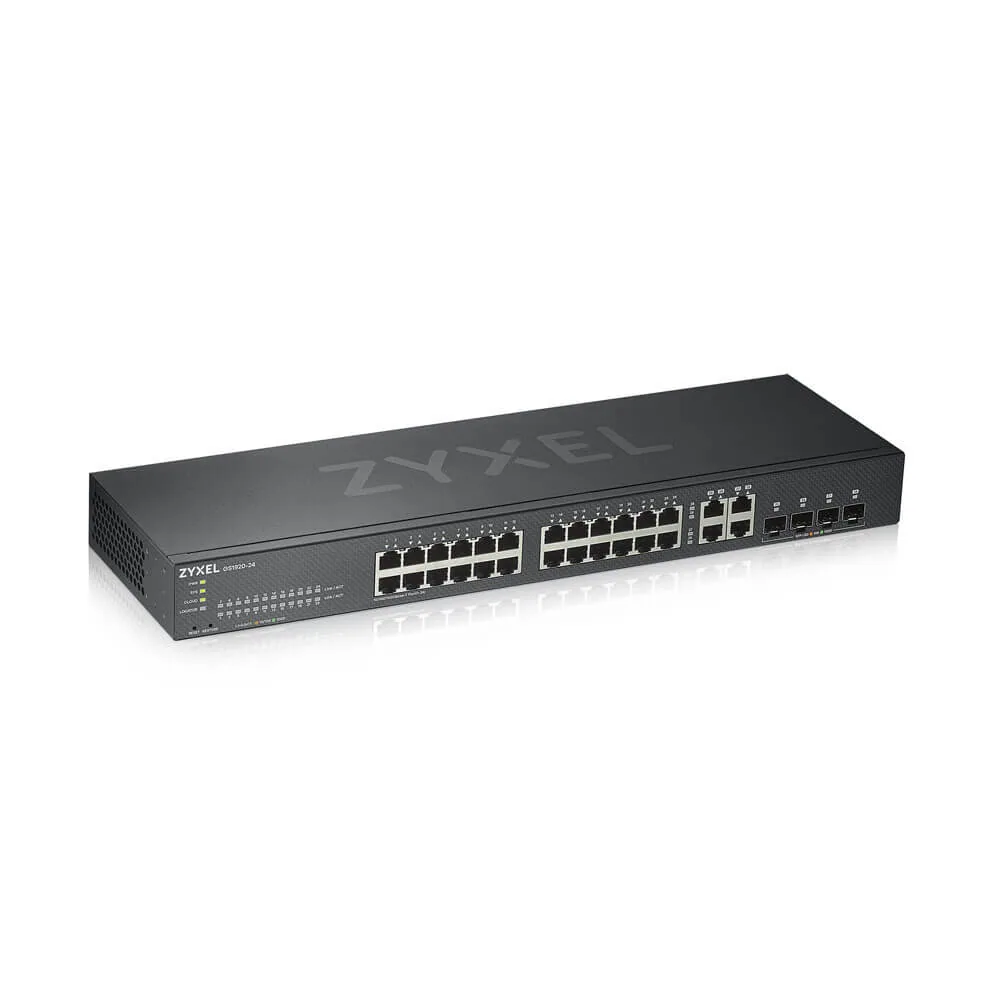 Zyxel GS1920-24V2 Managed Gigabit Ethernet (10/100/1000) Schwarz – Bild 1