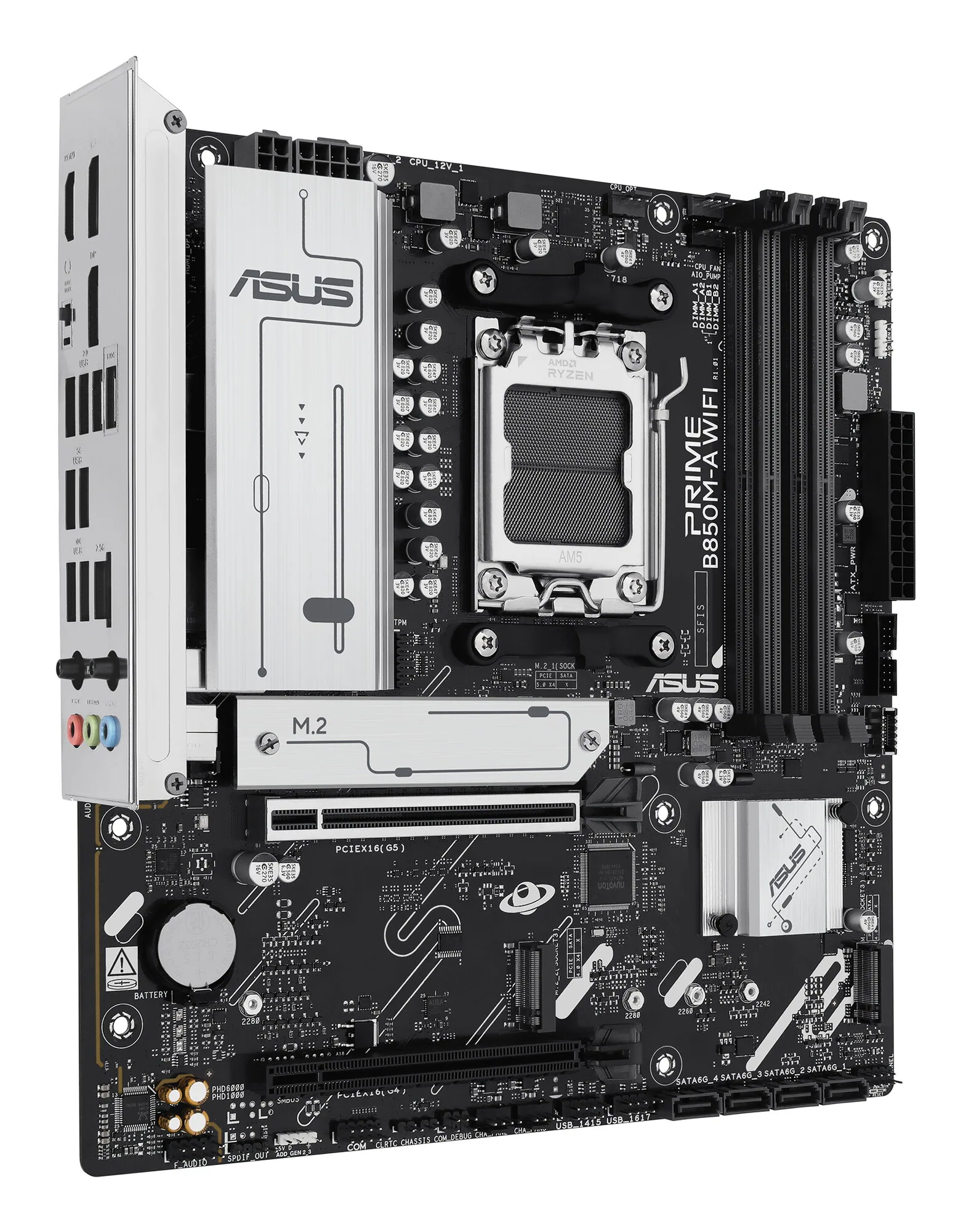 ASUS PRIME B850M-A WIFI AMD B850 Sockel AM5 micro ATX – Bild 3