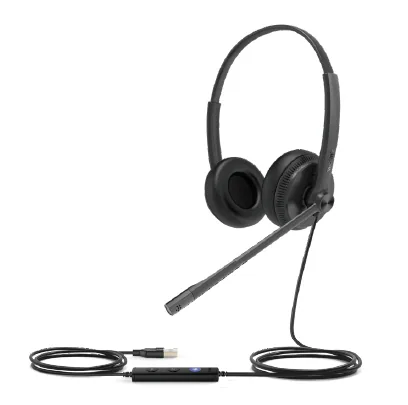 Yealink UH34 Lite Kopfhörer Kabelgebunden Kopfband Büro/Callcenter Schwarz – Bild 1