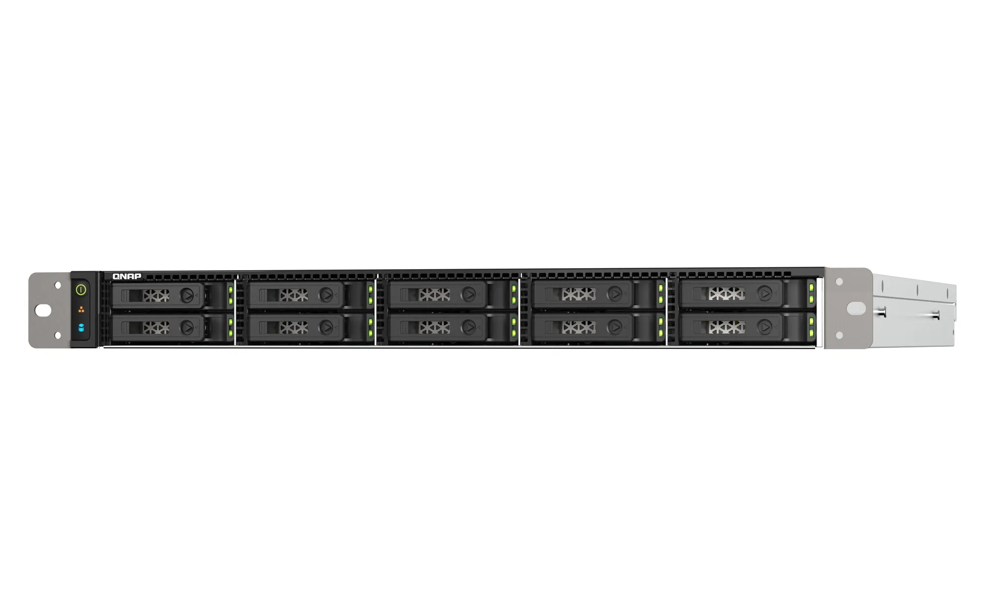 QNAP TS-h1090FU NAS Rack (1U) EPYC 7302P 64 GB DDR4 0 TB QuTS hero Schwarz, Grau – Bild 3