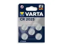 Varta Batterie Knopfzelle CR2025 3V 220 mAh Lithium Blis.5 Stück