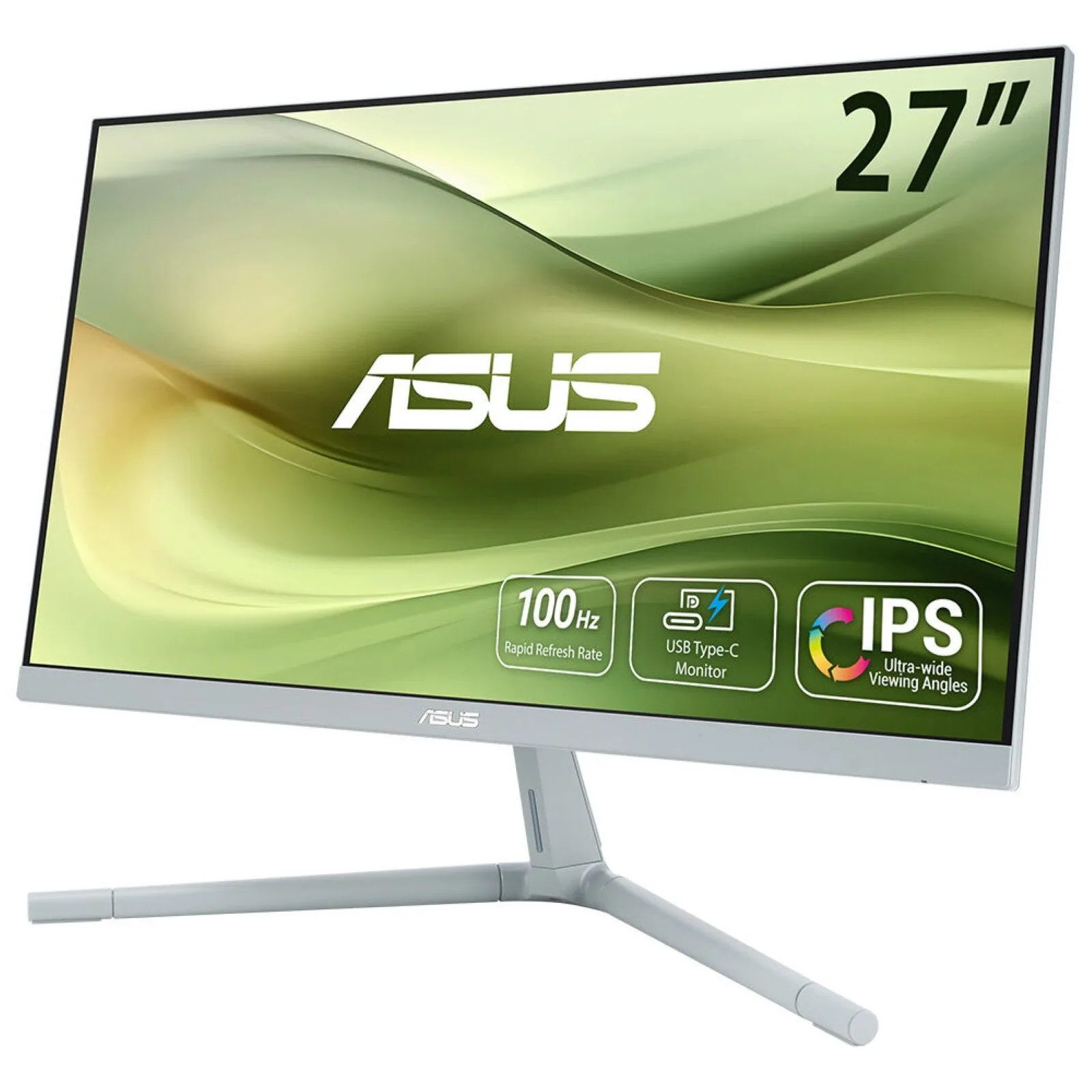 ASUS VU279CFE-G Computerbildschirm 68,6 cm (27") 1920 x 1080 Pixel Full HD LCD Grün, Grau – Bild 1