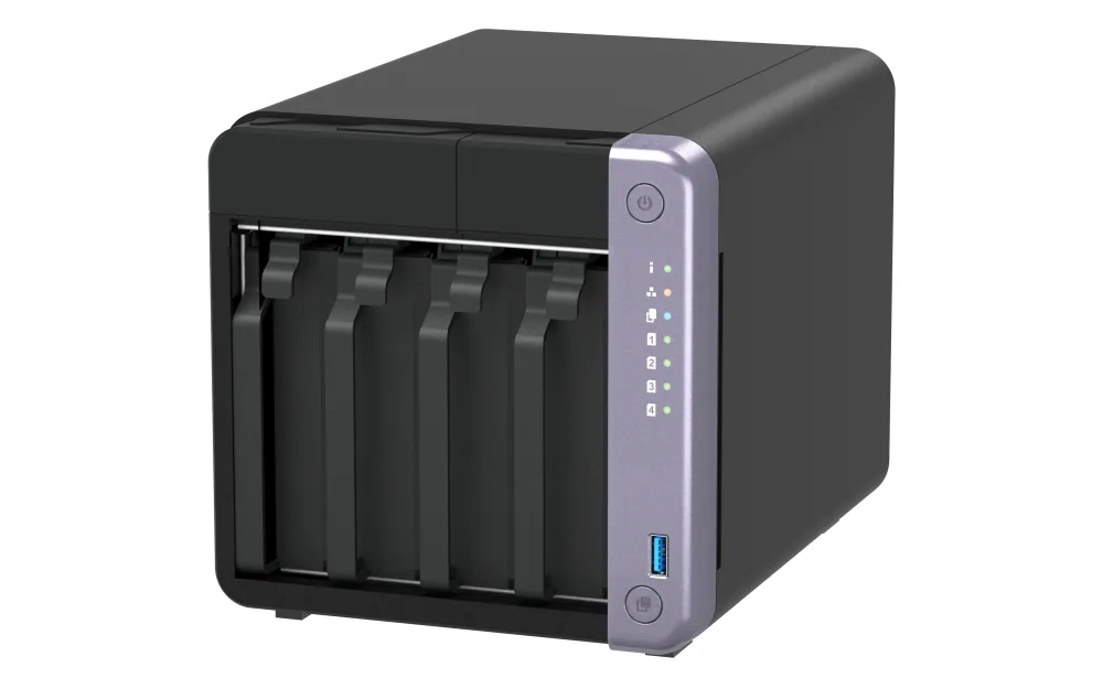 QNAP TS-432X NAS Tower Alpine Alpine AL-524 4 GB DDR4 QNAP QTS Schwarz – Bild 4