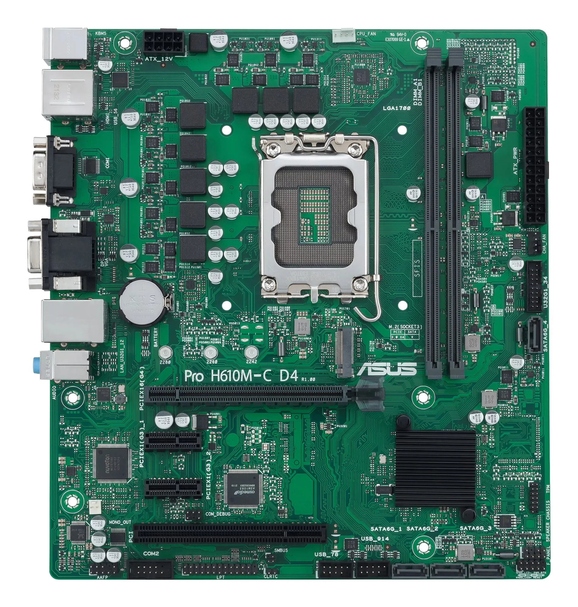 ASUS PRO H610M-C D4-CSM Intel H610 LGA 1700 micro ATX – Bild 2