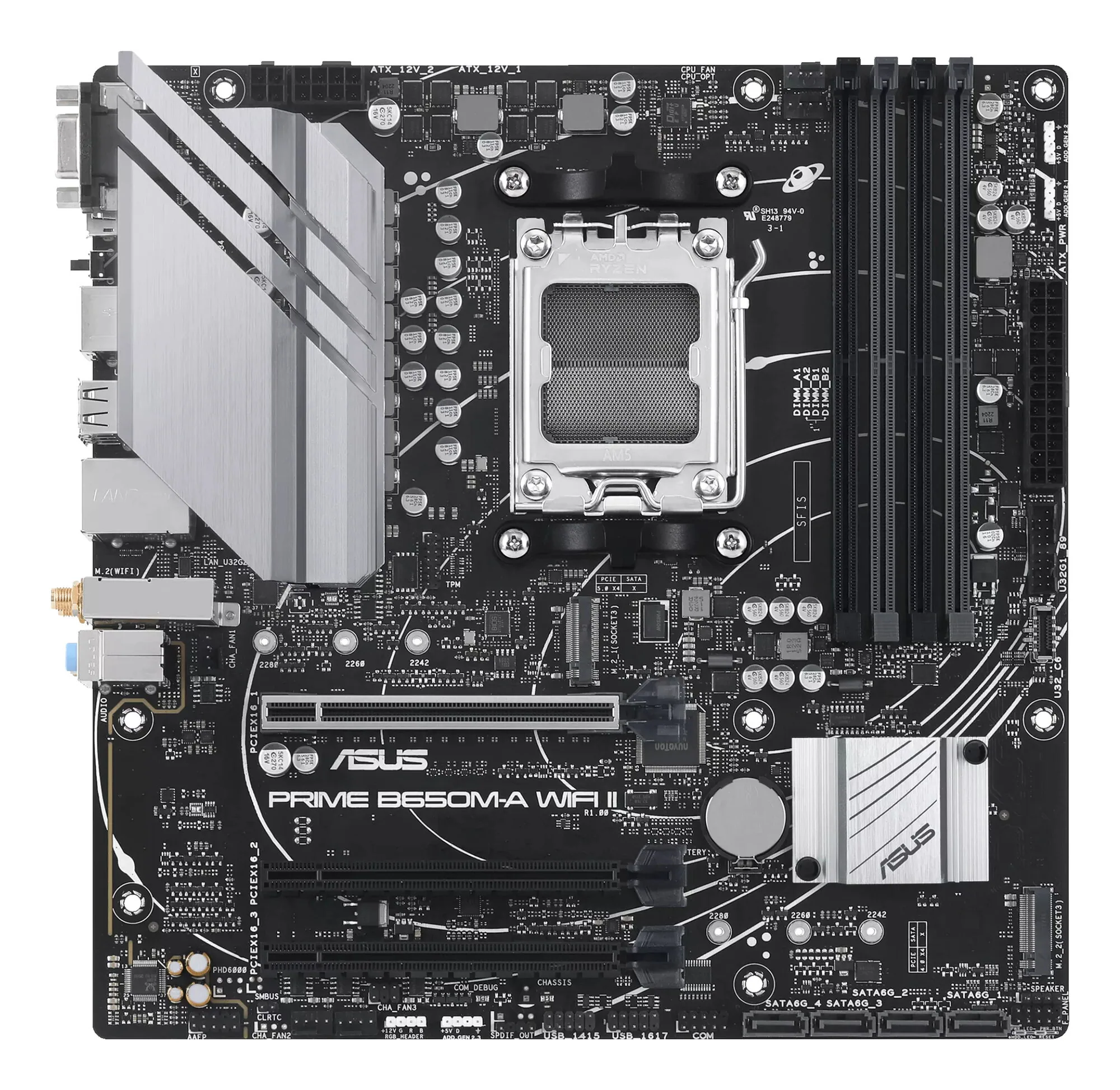 ASUS PRIME B650M-A WIFI II AMD B650 Sockel AM5 micro ATX – Bild 2