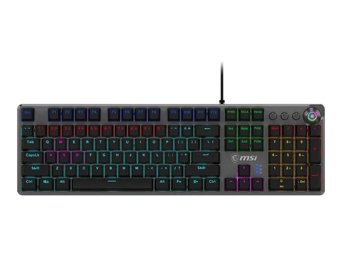 MSI FORGE GK-310 RED Gaming Keyboard, verkabelt