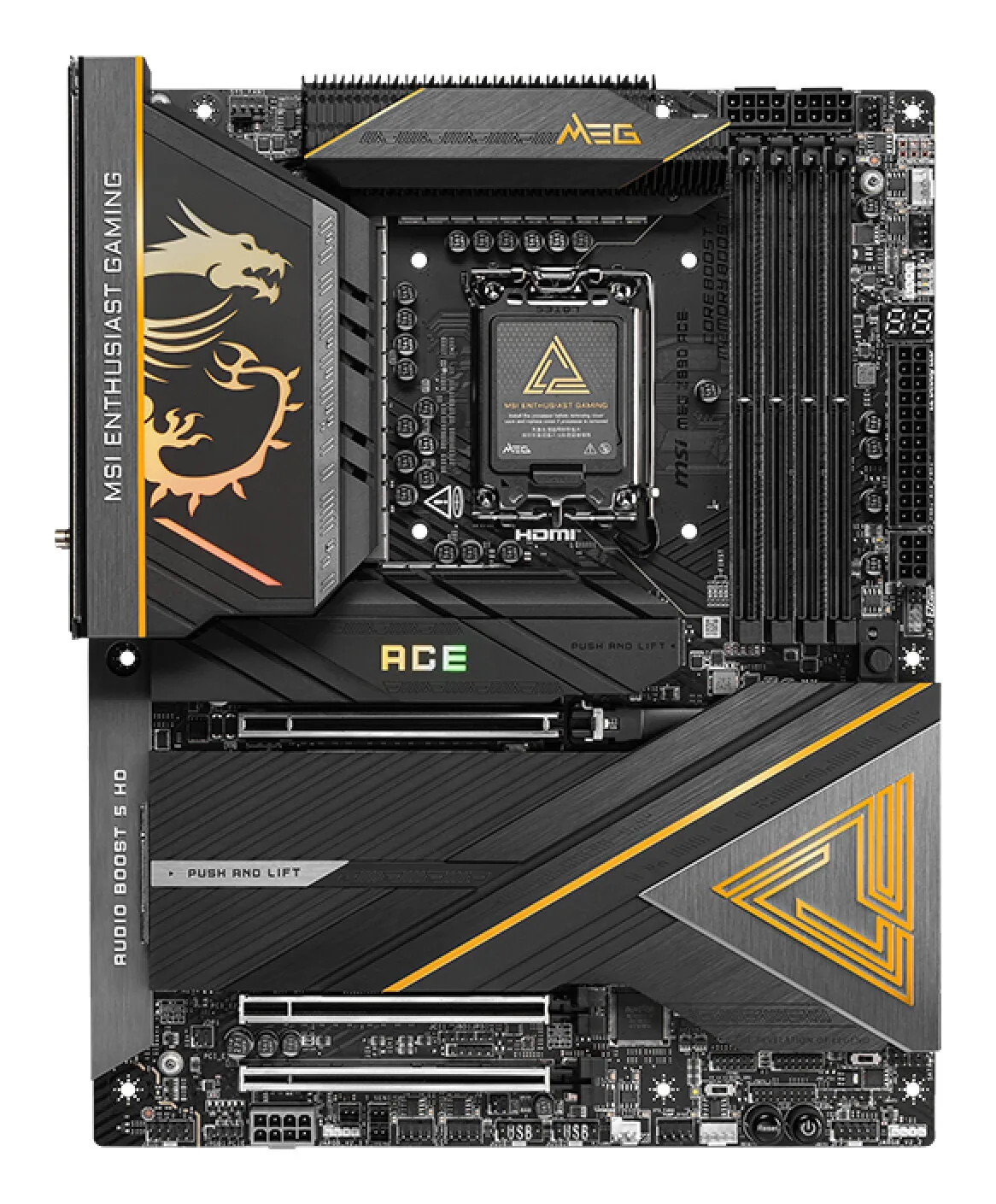 MSI MEG Z890 ACE Motherboard Intel Z890 LGA 1851 (Socket V1) ATX – Bild 2
