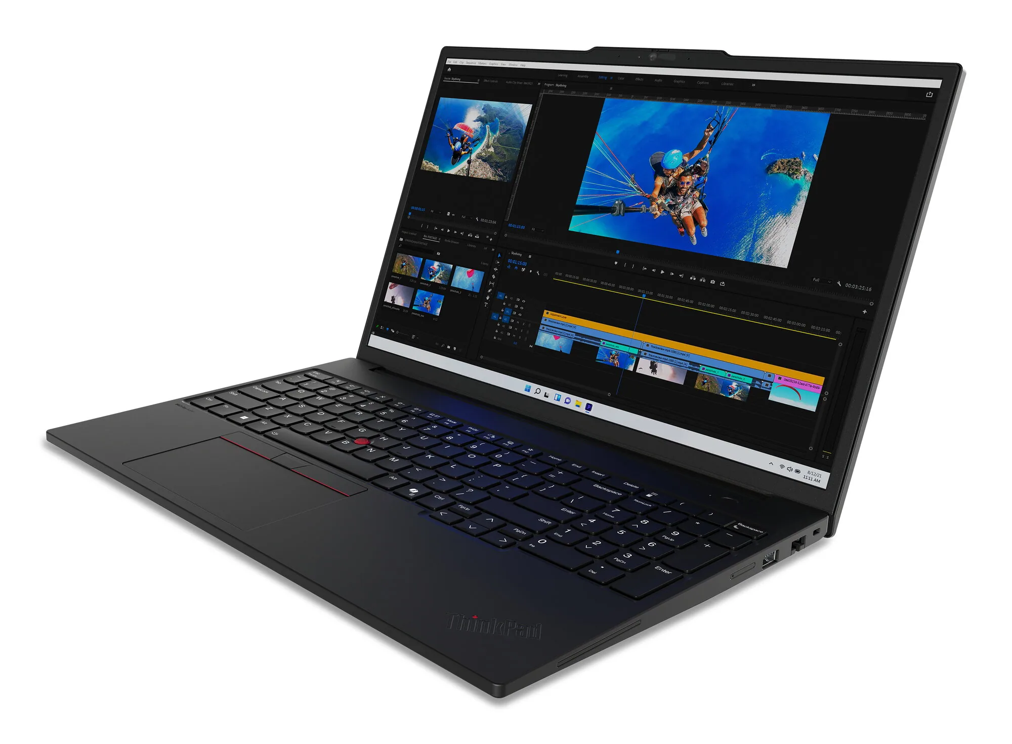 Lenovo ThinkPad P16s Gen 3 (Intel) Intel Core Ultra 7 155H Mobiler Arbeitsplatz 40,6 cm (16") WUXGA 32 GB DDR5-SDRAM 1 – Bild 4