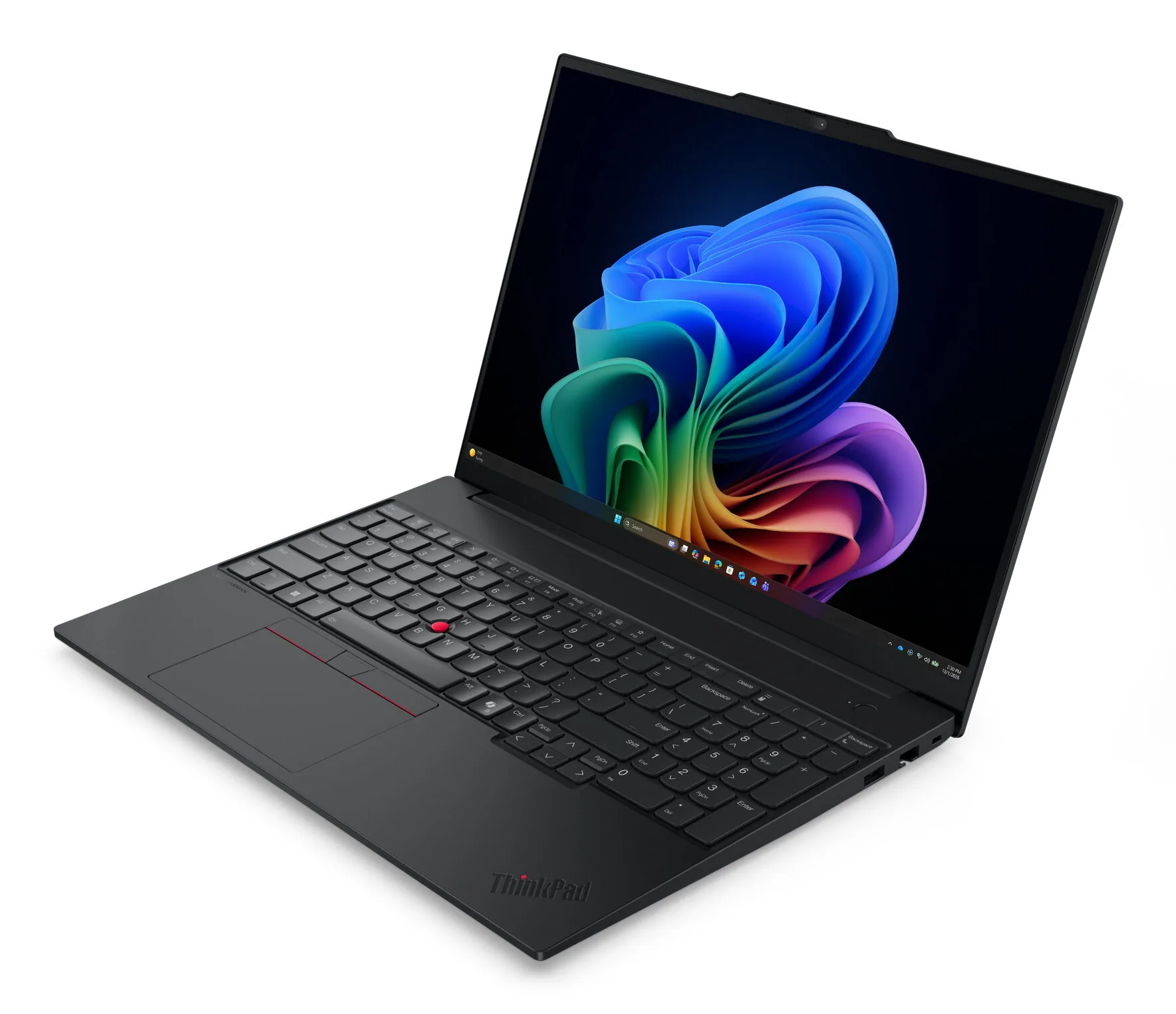 Lenovo ThinkPad E16 Gen 4 (AMD) Copilot+ PC AMD Ryzen AI 7 445 Laptop 40,6 cm (16") WUXGA 24 GB DDR5-SDRAM 512 GB SSD Wi-Fi 7 (802.11be) Windows 11 Pro Schwarz Deutsch – Bild 3