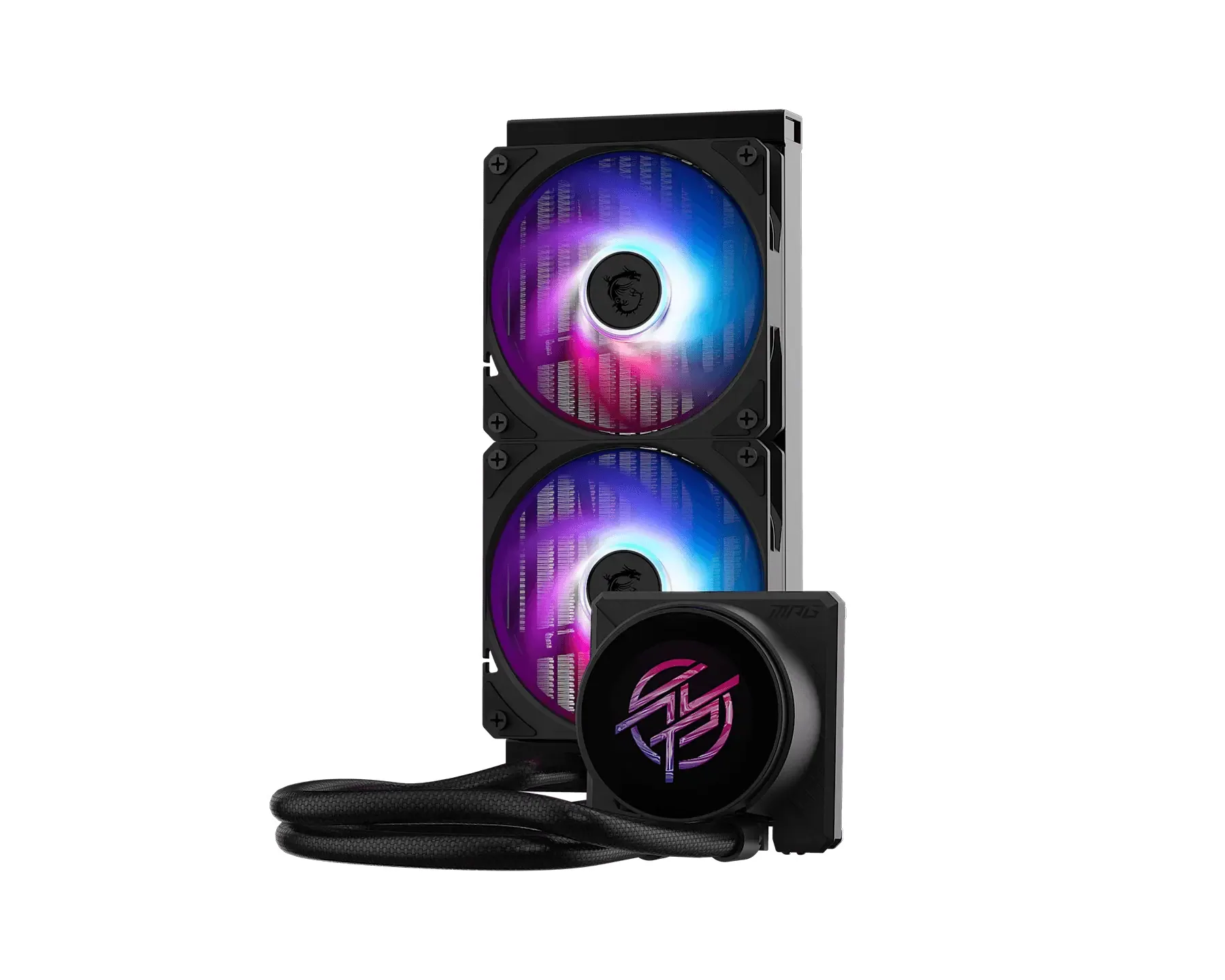 MSI MPG CORELIQUID P22 240 Computerkühlsystem Prozessor All-in-One-Flüssigkeitskühler 12 cm Schwarz – Bild 2