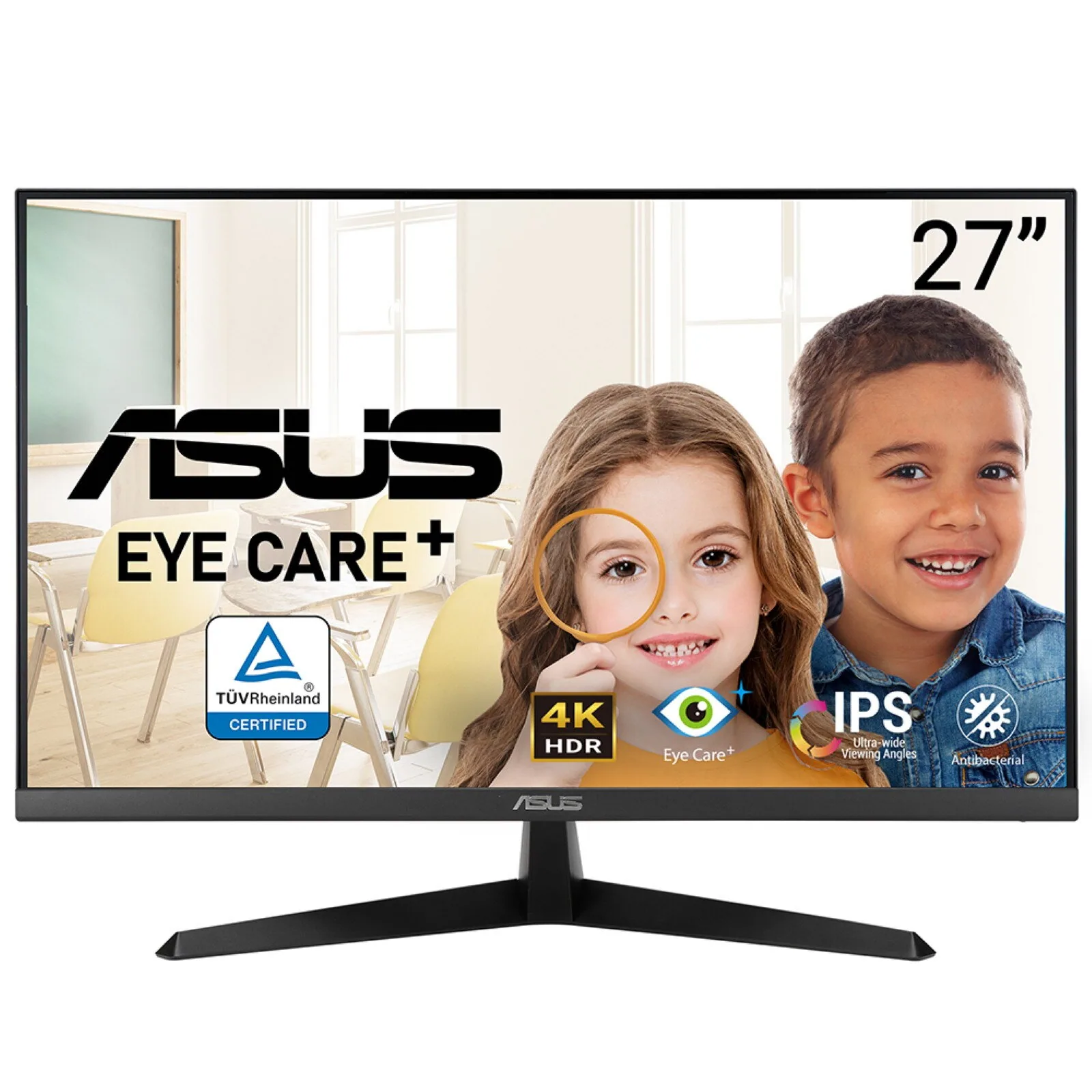 ASUS VY27UQ Computerbildschirm 68,6 cm (27") 3840 x 2160 Pixel 4K Ultra HD LCD Schwarz – Bild 1