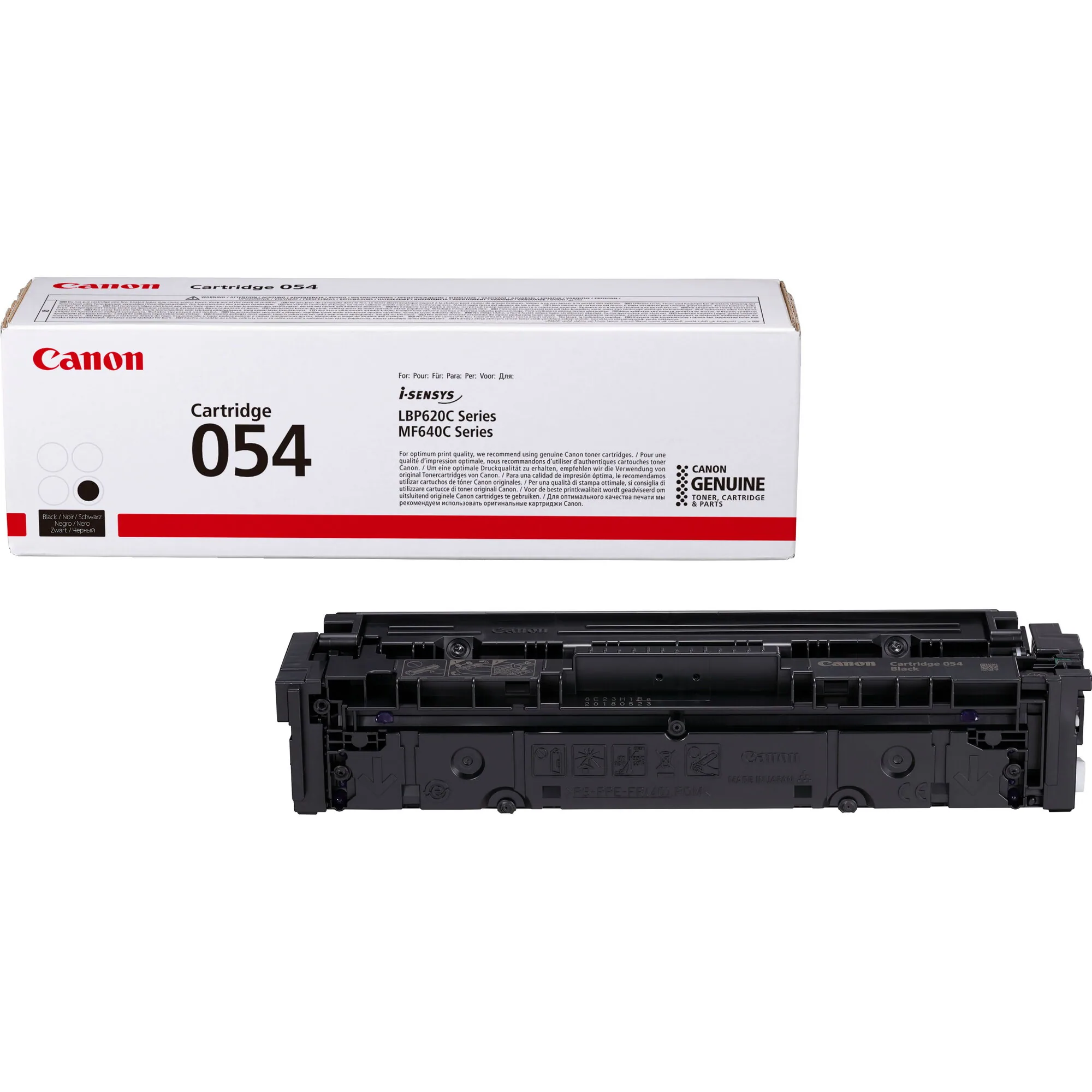 Canon 054 Toner-Cartridge, Schwarz – Bild 1