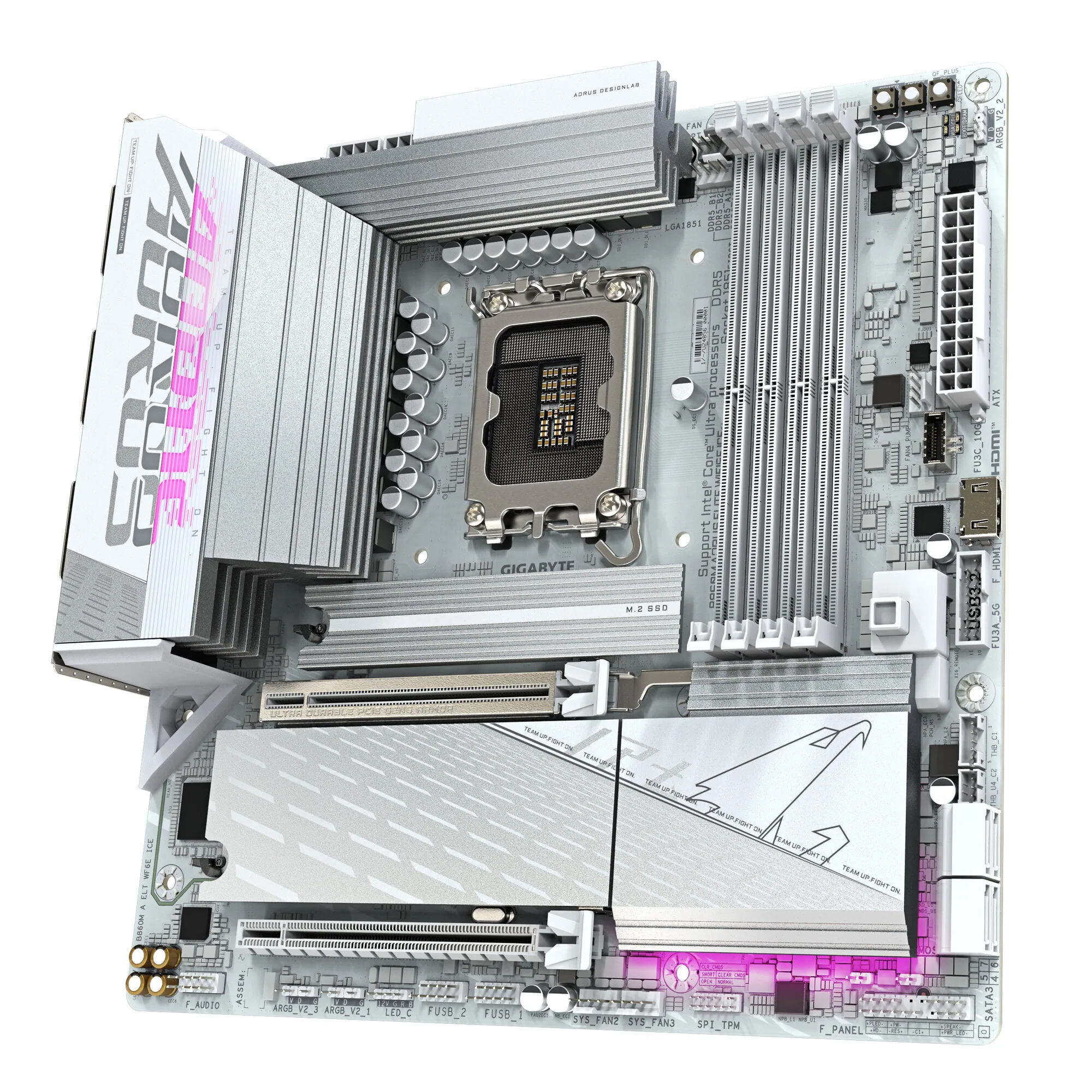 GIGABYTE B860M AORUS ELITE WF6E ICE Mainboard – Bild 4