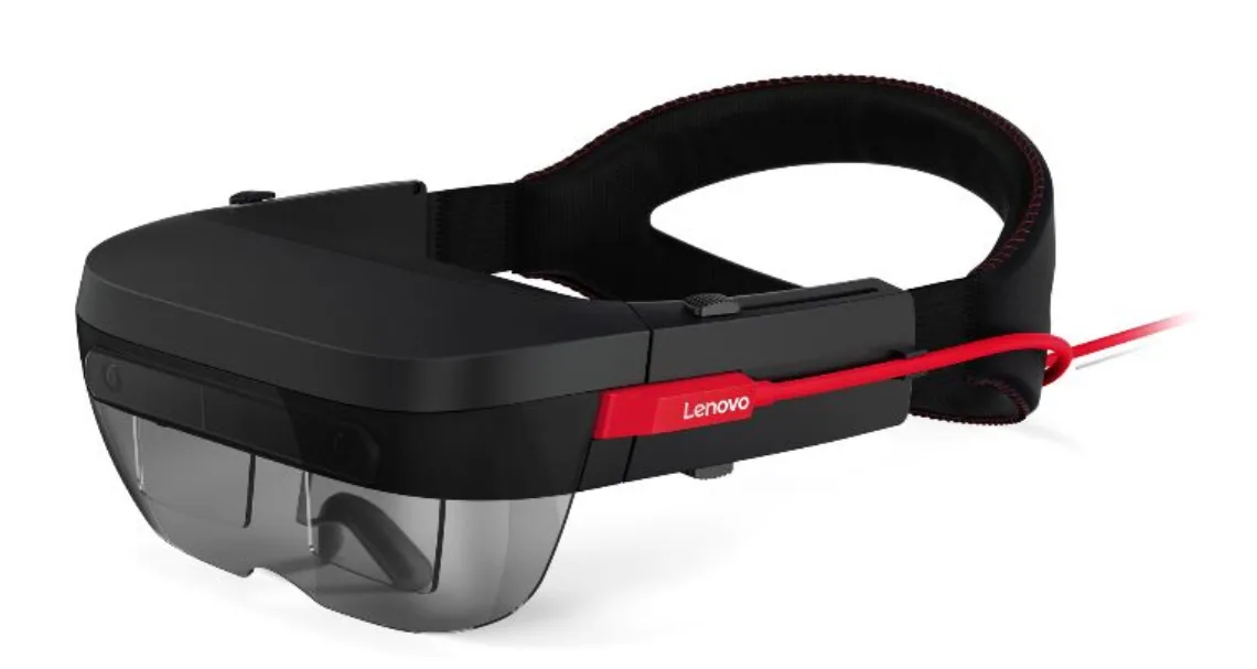 Lenovo ThinkReality A6 Dediziertes obenmontiertes Display 380 g Schwarz – Bild 1