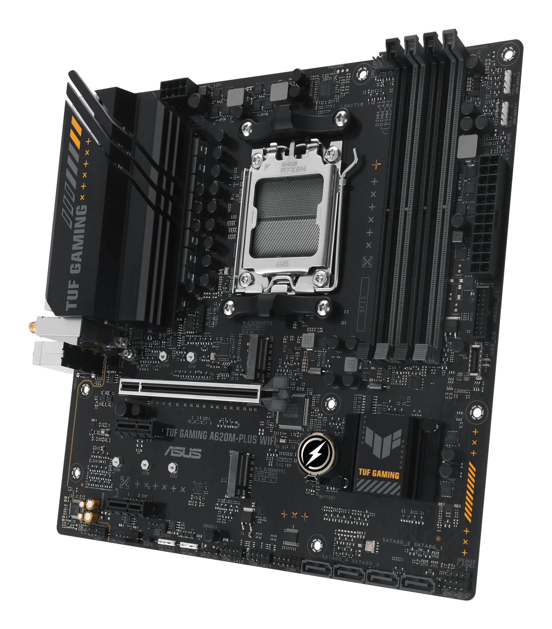 ASUS TUF GAMING A620M-PLUS WIFI AMD A620 Sockel AM5 micro ATX – Bild 5