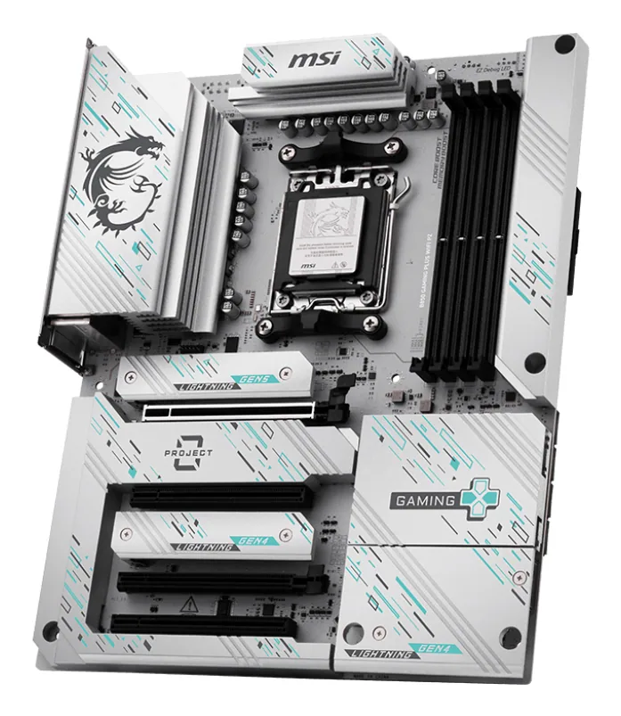 MSI B850 GAMING PLUS WIFI PZ Motherboard AMD B850 Sockel AM5 ATX – Bild 3