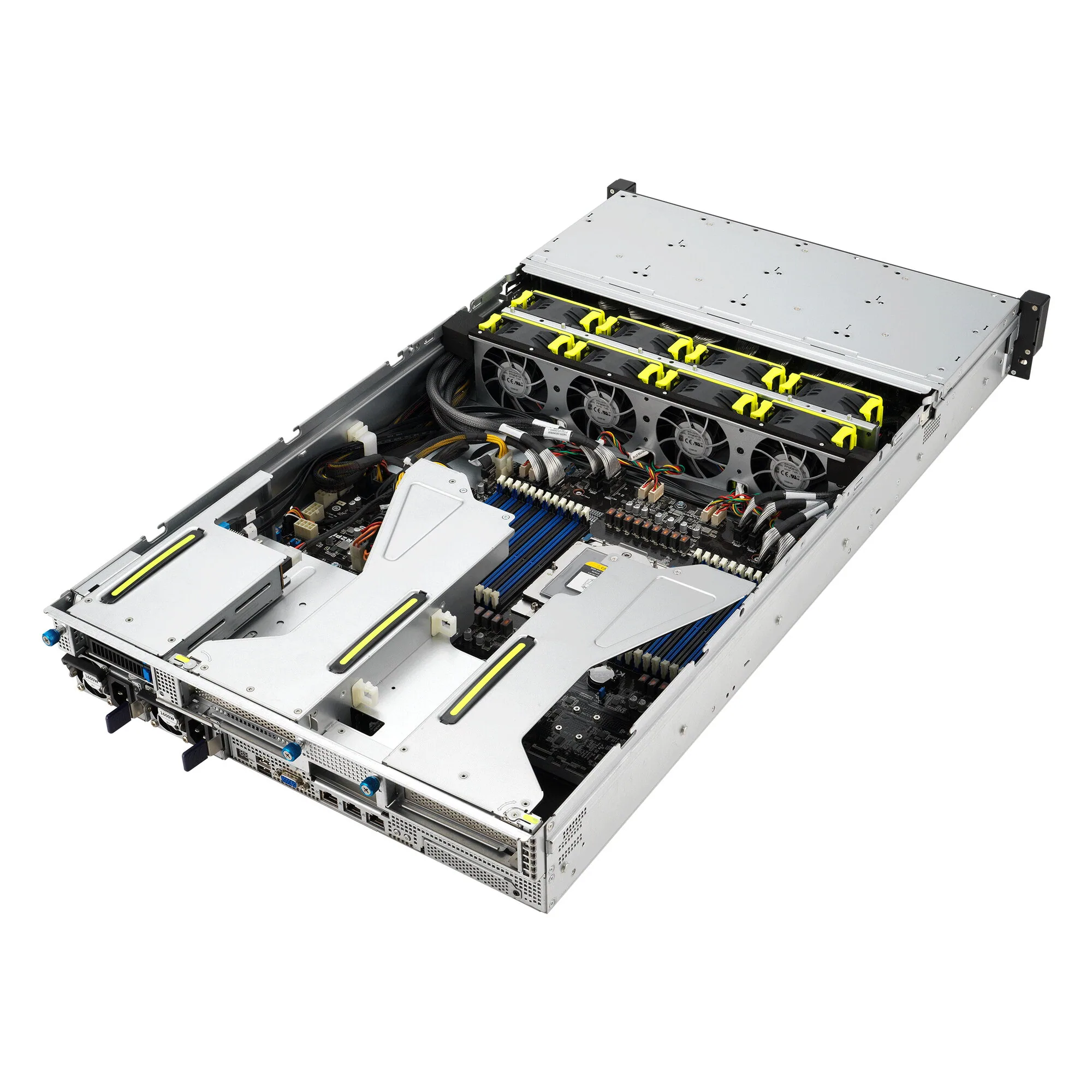 ASUS RS521A-E12-RS24U Socket SP5 Rack (2U) Schwarz, Silber – Bild 8