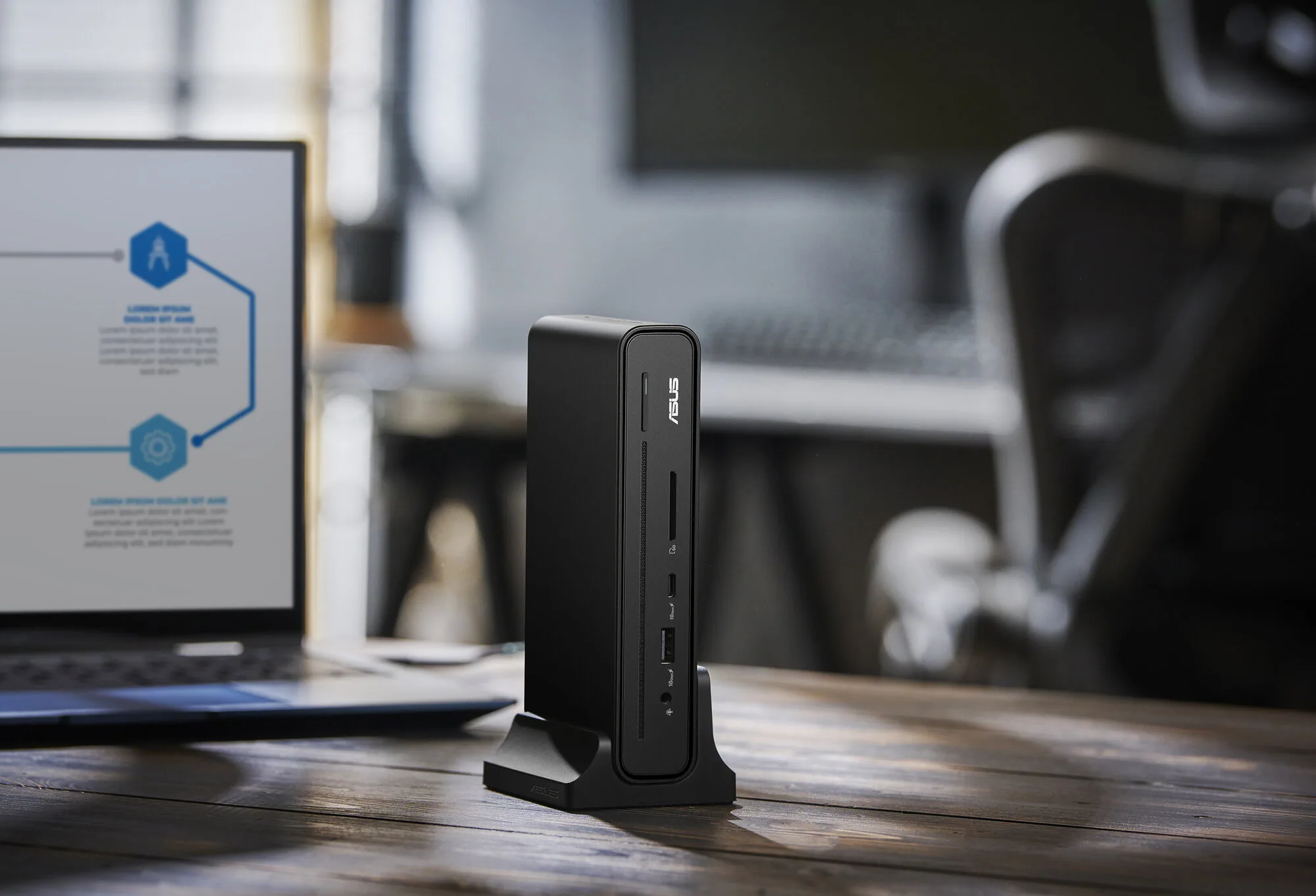 ASUS Triple Display USB-C Dock Duo DC301 Kabelgebunden Schwarz – Bild 6