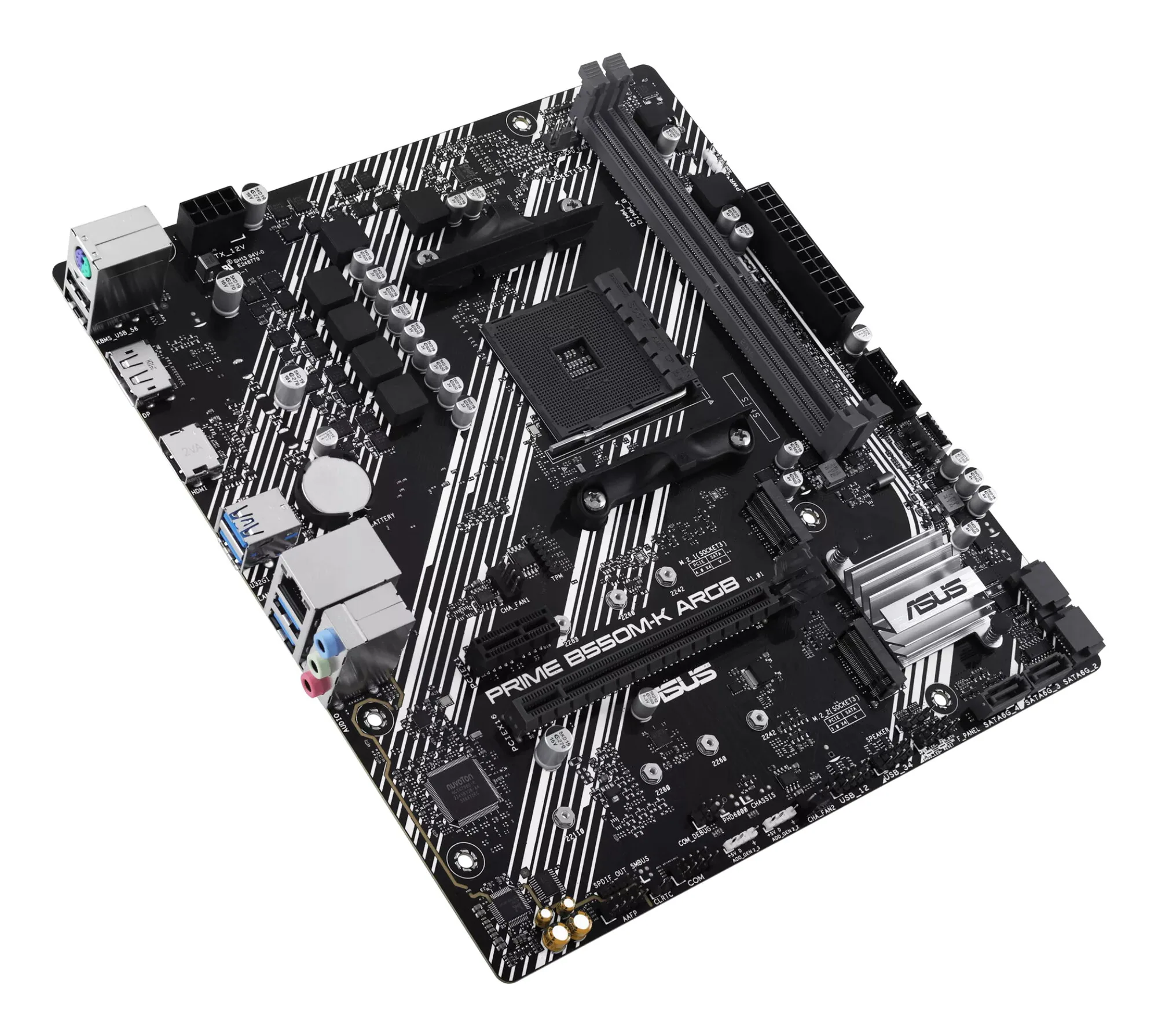 ASUS PRIME B550M-K ARGB AMD B550 Sockel AM4 micro ATX – Bild 5