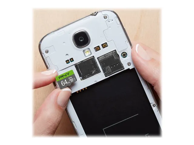 SD MicroSD XC Card PNY Elite CL.10 U1