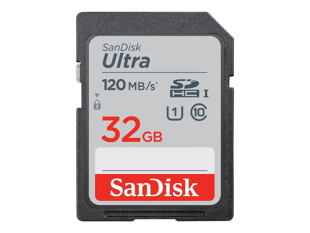SD Card  32GB SanDisk SDHC UHS-I 120MB/sec