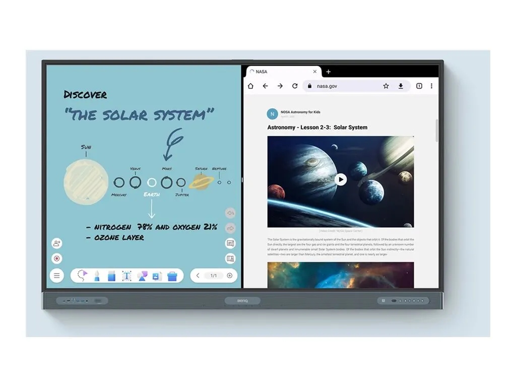 BenQ 218.4cm (86") RP8604   Interactive Flatp.UHD Android (Speditionsversand)