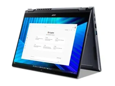 Acer TravelMate TMP414RN-55-TCO-74HK Intel Core Ultra 7 255U Hybrid (2-in-1) 35,6 cm (14") Touchscreen WUXGA 16 GB